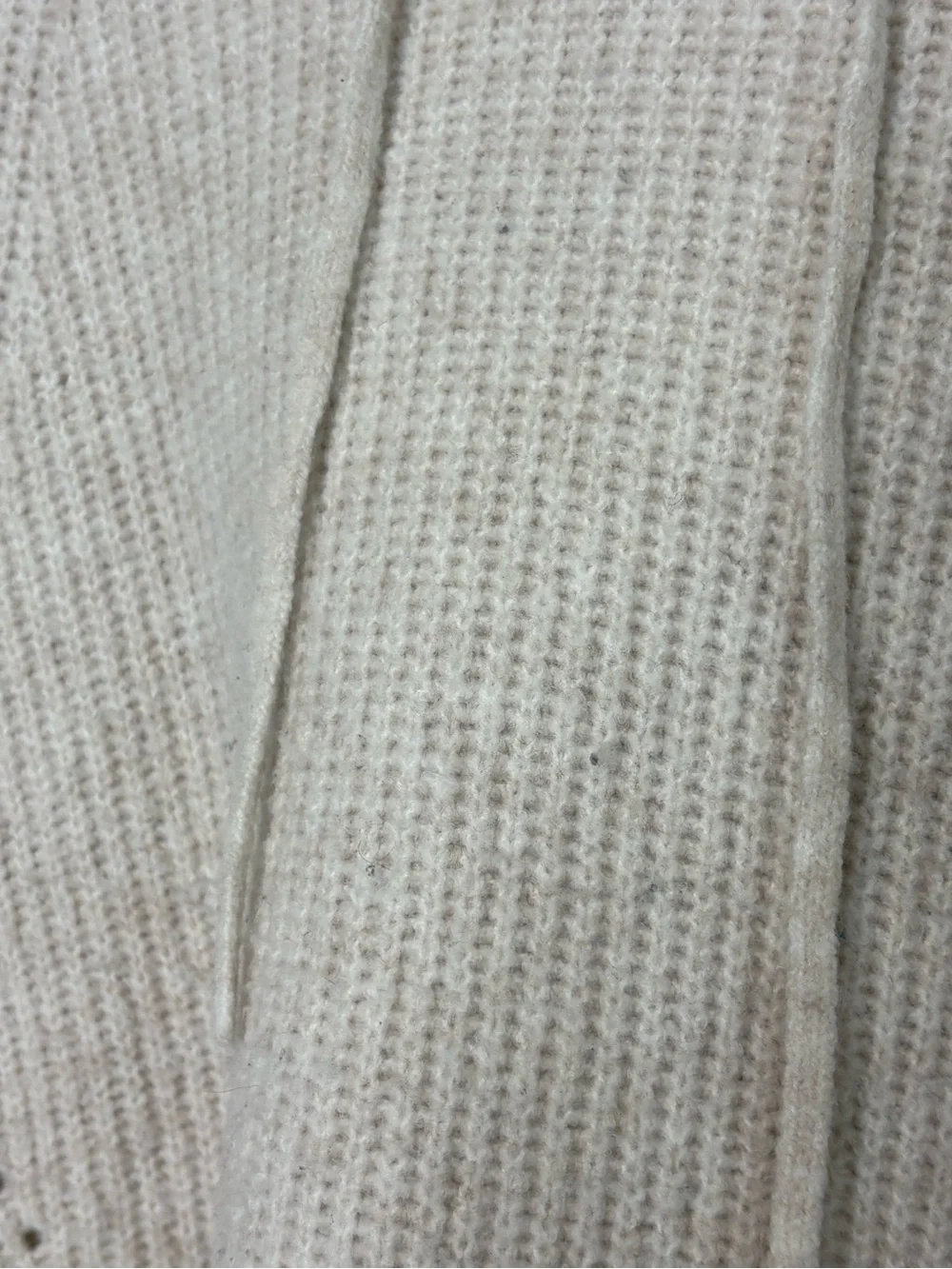 CALIA Womens Medium Slouchy Cream Ivory Knit Hooded Pullover Sweater Solid